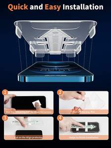 Vidrio templado Easy <span class=keywords><strong>App</strong></span> Clean Cabin Instalación rápida Privacidad Protector de pantalla - Product Image 6