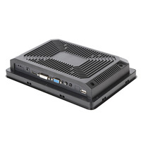 Computadora Todo en Uno Industrial sin Ventilador de 10.1, 13.3, 15.6, 18.5 y 22 Pulgadas, Pantalla Táctil Capacitiva de 10 Puntos, Panel PC Integrado con Bisel Estrecho