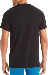 T-shirt ras du cou en coton et polyester évacuant l'humidité pour hommes-Long multi-packs disponibles motif solide 210 grammes de tissu tricoté - Product Image 6
