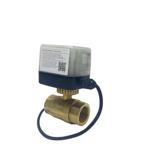 Tuya Pengontrol nirkabel cerdas WiFi, katup bola kuningan OEM dapat disesuaikan dengan fungsi pengatur waktu membuka/menutup air - Product Image 3