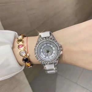 High Quality DINIMI Women's <strong>Watch</strong> New Design Specialty Store <strong>Fashion</strong> Trend Quartz <strong>Watch</strong> Ceramic Women's <strong>Watch</strong> <strong>Set</strong> with Diamonds - Product Image 5