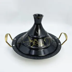 Marco Cooking Tajine Black Ceramic Cover Large Tagine Pot - China Tajine  Inox and Tajine Teffo price