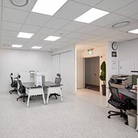 Lampe de bureau moderne led lumière 600x600 plafonnier avec rétro-éclairage carré mince 18W 60x60 4000K Led panneau lumineux