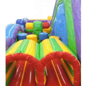 Grand château gonflable interactif gonflable <span class=keywords><strong>junior</strong></span> de parcours d'obstacles de course radicale 5K pour des enfants - Product Image 5