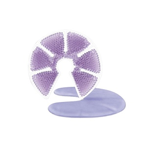 Paquetes de hielo con cuentas de gel para senos fríos/calientes Alivio de senos para amamantar, dolor de lactancia - Product Image 1
