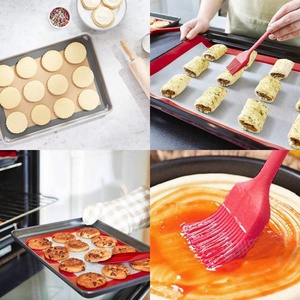 Professional Tray Pan Liners Non-Stick <b>Silicone</b> <b>Baking</b> Mat <b>Baking</b> Tool Reusable Pastry Mat for <b>Baking</b> - Product Image 4