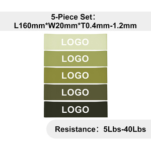 Bandas de Resistencia Graduada de Látex para Entrenamiento de Dedos de Manos y Pies, para Crossfit y Fitness Funcional - Product Image 4