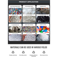 Ligne d'extrusion-granulation à vis unique PP PE PS ABS, granulateurs plastiques à double étage, machine de recyclage de déchets plastiques