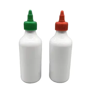 Tampa de plástico para pet 300ml branco, molho ambiental e frasco de confeiteiro com tampa