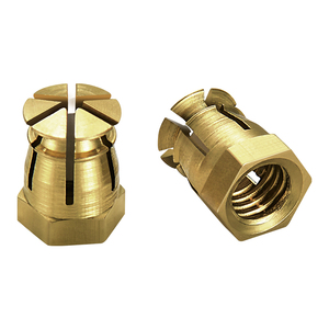Pure Copper Kitchen & Wardrobe Door Hinge Pre-Embedded Nuts Panel Repair Parts Industrial Components Pure Copper Expansion Plug - Product Image 2