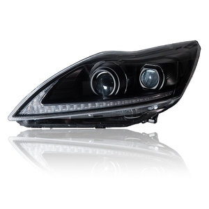 Phares multifonctionnels pour Ford Focus 2009-2011, ensemble de phares LED, style Lexus, lentille de projecteur Demon Eye - Product Image 2