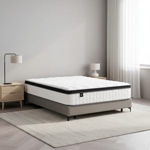 Matelas en mousse compressée respirant et écologique, épaisseur 30 cm, emballage enroulable pour usage hôtelier et chambre à coucher, rangement efficace - Product Image 1