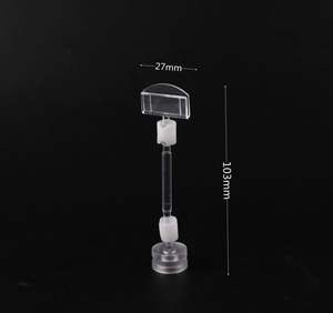 Portaetiquetas Magnético de Plástico Ecológico de Alta Calidad para Supermercados, Tira de Datos con Base Magnética para Mostrar Etiquetas de Precio (Capacidad de 50 mm) - Product Image 5