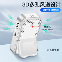 Detector portátil de monóxido de carbono, detector tres en uno de temperatura, humedad y monóxido de carbono para acampar al aire libre