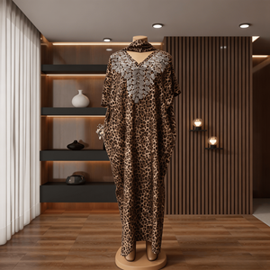 Robe longue kaftan imprimée tie-dye style <span class=keywords><strong>africain</strong></span>, coupe ample, manches courtes, bohème, décontractée, pour soirée, femme, <span class=keywords><strong>boubou</strong></span> - Product Image 2