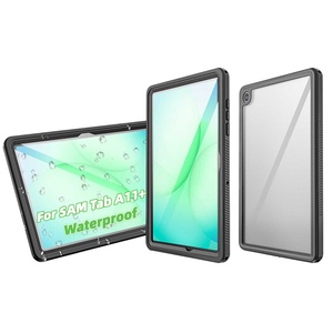 Fundas Protectoras Impermeables para Tablet <span class=keywords><strong>Samsung</strong></span> <span class=keywords><strong>Galaxy</strong></span> <span class=keywords><strong>Tab</strong></span> A11 Plus de 11 Pulgadas 2025, Transparentes, de PET, con Protector de Pantalla Integrado - Product Image 1