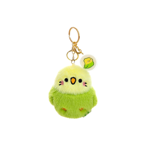 Ensemble de porte-clés en peluche d'oiseaux couineurs colorés, collection de breloques de sac <span class=keywords><strong>perroquet</strong></span> Kawaii, cadeau - Product Image 3