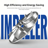 Turbine semi-ouverte en acier inoxydable pour pompe, équipement de process, service d'usinage, fabrication OEM, approvisionnement en gros, ingénierie industrielle