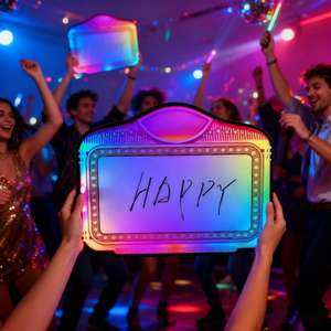 Letrero LED VIP de Las Vegas Miami, Caja de Mensajes con Letras Intercambiables para Discotecas, Bares, Fiestas, Letrero Luminoso para Discotecas - Product Image 1