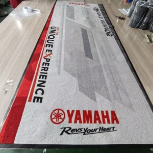 Tùy Chỉnh In Xe Máy Mat Với Cao Su Ủng Hộ 100% Nylon Sợi Cửa Mat Xe Đạp Logo Mat - Product Image 5