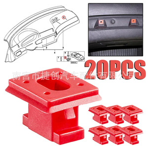Bmw <b>Car</b> Door <b>Interior</b> Panel Clips Red Plastic Fixing Clips For Dashboard <b>Trim</b> 0226 51458266814 - Product Image 4