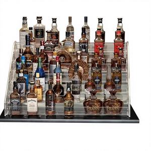 Étagère à liqueurs en acrylique à plusieurs niveaux avec 3 à 7 couches pour la présentation de cocktails dans le bar à domicile - Product Image 6