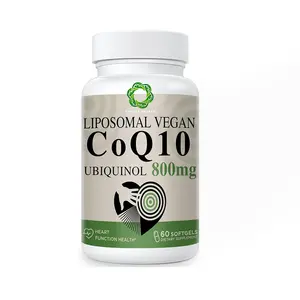 OEM пищевая добавка, липосомальные софтгелевые капсулы COQ10, 100 мг, коэнзим Q10, капсулы