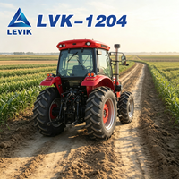 Tracteur agricole 4x4 de 120 CV, prix de gros, utilisation stable sur le terrain pour les exploitations agricoles moyennes et grandes