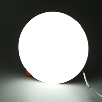 Voyant mené sans cadre mené rond intelligent tricolore lumineux superbe du panneau 24W Dimmable