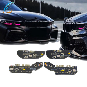 Ofertas B - Ojo de Ángel Dorado RGB para Faro de <span class=keywords><strong>BMW</strong></span> Serie 3 G20 G28 G21 <span class=keywords><strong>325</strong></span> 328 330 2020 2021 <span class=keywords><strong>2022</strong></span> Luz Diurna Multicolor DRL - Product Image 1