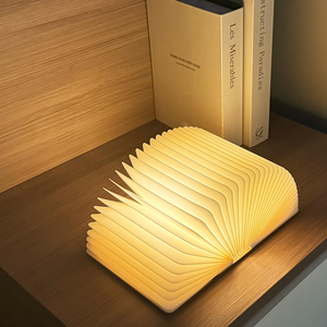 Lampe de lecture pliable sans fil rechargeable, 5 couleurs, veilleuse pliable, lampe de bureau portable pour les fêtes - Product Image 4