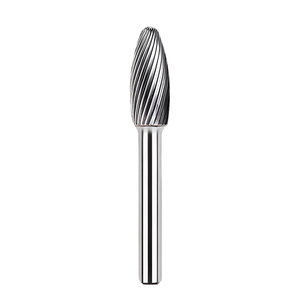 H-loại Đôi Ren thép mài đầu điện gỗ/kim loại phay Cutter ARC nhọn đôi Carbide Burrs - Product Image 1