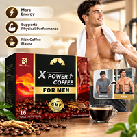 Café X-power pour hommes, café énergétique instantané à la maca noire pour une durée prolongée, pour hommes