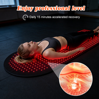 Tapis de lumière rouge avec perles LED recouvertes de TPU, 643 pièces, 660 nm, 850 nm, appareil portable pour la récupération musculaire