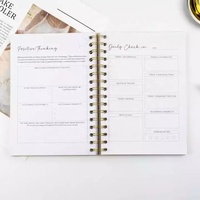 OUV – Journal de Motivation personnalisé à couverture rigide pour fille noire, Journal de remerciement quotidien, planificateur Inspire Noteboo