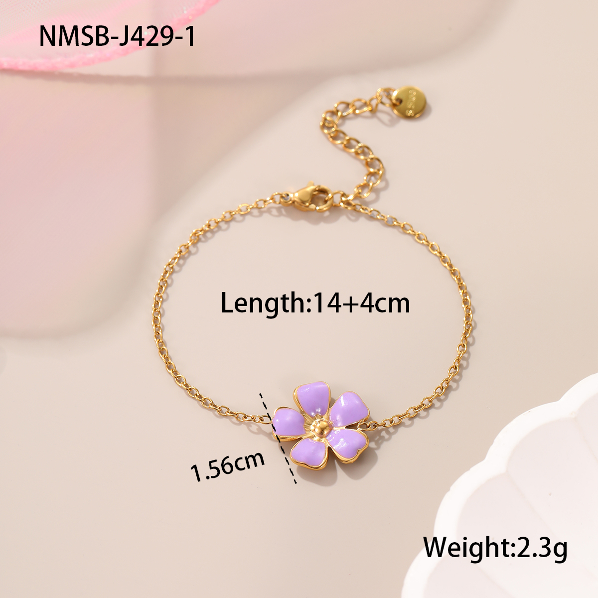 Bracelet violet NMSB-J429-1