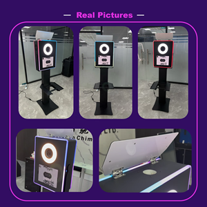 ตู้ถ่ายภาพพกพาแบบสี่เหลี่ยมสำหรับ <span class=keywords><strong>Surface</strong></span> <span class=keywords><strong>Pro</strong></span>, iPad, DSLR พร้อมชั้นวางเครื่องพิมพ์และไฟ RGB สำหรับงานอีเว้นท์ - Product Image 6