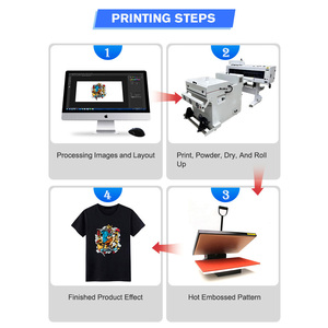 60cm Print Width DTF <b>White</b> Ink <b>Printer</b> Printing Machine I3200 I1600 Xp600 Printheads PET Film DTF <b>Printer</b> 60m - Product Image 4