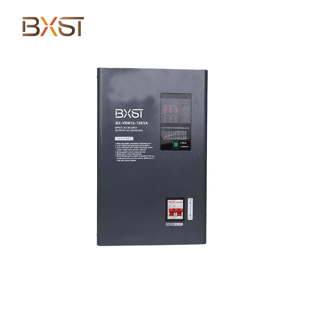 BX-VRW16-10KVA controllo relè monofase corrente alternata Display a LED regolatore di tensione regolatore di tensione di potenza 220V