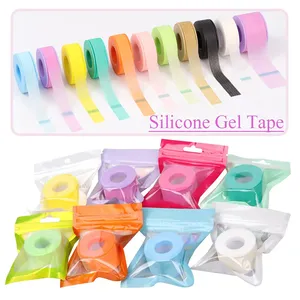 Extensions de cils en gel de silicone, respirantes, avec bande PE non tissée, micro-mousse, pour rehaussement de cils, outil de beauté pour peaux sensibles - Product Image 1