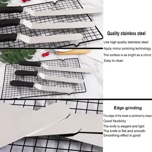 Set di spatole in acciaio inossidabile di plastica di alta qualità - Product Image 4