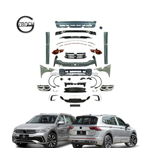 Kit carrosserie pour VW Tiguan 2017+ à 2023+ R Line : Pare-chocs avant et arrière, ailes, jupes latérales, phares Tiguan - Product Image 1