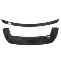Aileron de toit arrière en Fiber de carbone ABS d'usine et aile supérieure de becquet moyen pour JEEP Grand Cherokee 2014 2015 2016 2017 2018 2019 2020