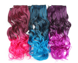 AliLeader 22 \ "120G Ombre colore onda corpo capelli sintetici estensione all'ingrosso <span class=keywords><strong>Clip</strong></span> 5 <span class=keywords><strong>Clip</strong></span> estensione capelli - Product Image 1