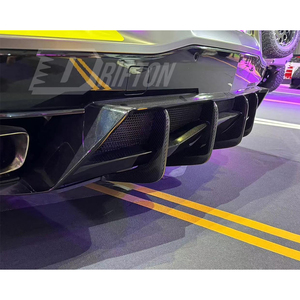 Alerones Traseros de Fibra de Carbono Seca Drifton para Chevrolet Corvette C8 Stingray Z51 2020-2026, Acabado Brillante o Mate, Fijación con Tornillos - Product Image 4