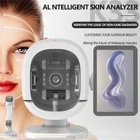 Analyseur de peau professionnel de bureau K33 à lumière UV, imagerie 3D multispectrale, alimenté par l'IA, WiFi, écran tactile 15 pouces