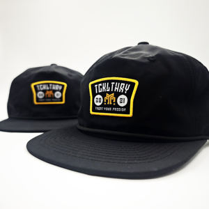 ปรับแต่งโลโก้ปักบนหมวก Richardson 256 รุ่น Rope Hat แบบเปล่า ปีกแบน 5 ชิ้น แบบ Snapback - Product Image 6