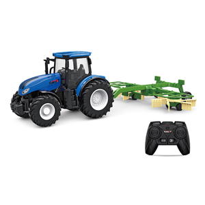 Modelo a escala 2,4 de 6 canales para niños, rastrillo de césped con función de aleación, juguete de simulación de Tractor RC - Product Image 1