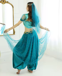Nuevo <span class=keywords><strong>Disfraz</strong></span> <span class=keywords><strong>de</strong></span> Princesa Jasmín <span class=keywords><strong>de</strong></span> la Película <span class=keywords><strong>Aladdin</strong></span> <span class=keywords><strong>para</strong></span> Fiestas y Actuaciones, <span class=keywords><strong>Disfraz</strong></span> <span class=keywords><strong>de</strong></span> Cosplay <span class=keywords><strong>para</strong></span> Mujeres Adultas y <span class=keywords><strong>Niñas</strong></span>, Halloween - Product Image 2