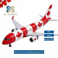 Logistique d'expédition de fret porte-à-porte, import, DDP, DDU, service de consolidation, transport aérien vers le Canada, livraison FBA
